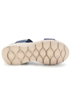 Sandali blu denim con zeppa e fasce regolabili First active 7