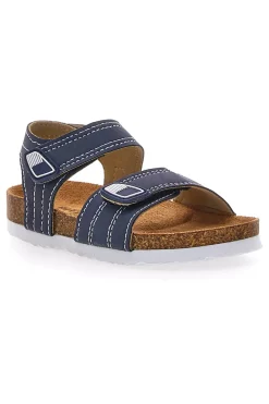 Sandali Blu e bainco con chiusura a strappo PITT KIDS 14128