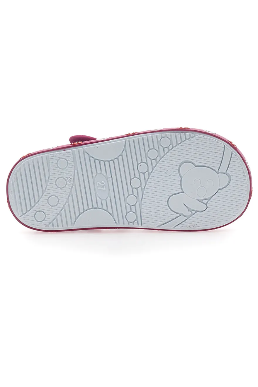 Sandali blu e fuxia in tessuto Pitt Kids PK2871B