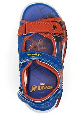 Sandali blu e rossi con luci Spiderman M14485