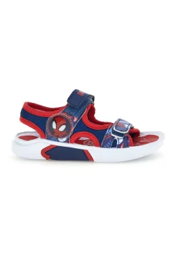 Sandali blu e rossi con strappi Spiderman R1310657T10