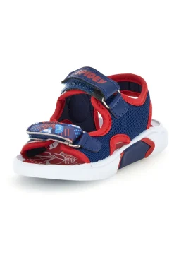 Sandali blu e rossi con strappi Spiderman R1310657T10