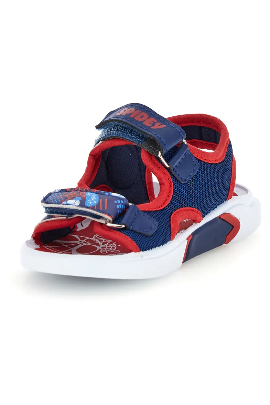 Sandali blu e rossi con strappi Spiderman R1310657T10