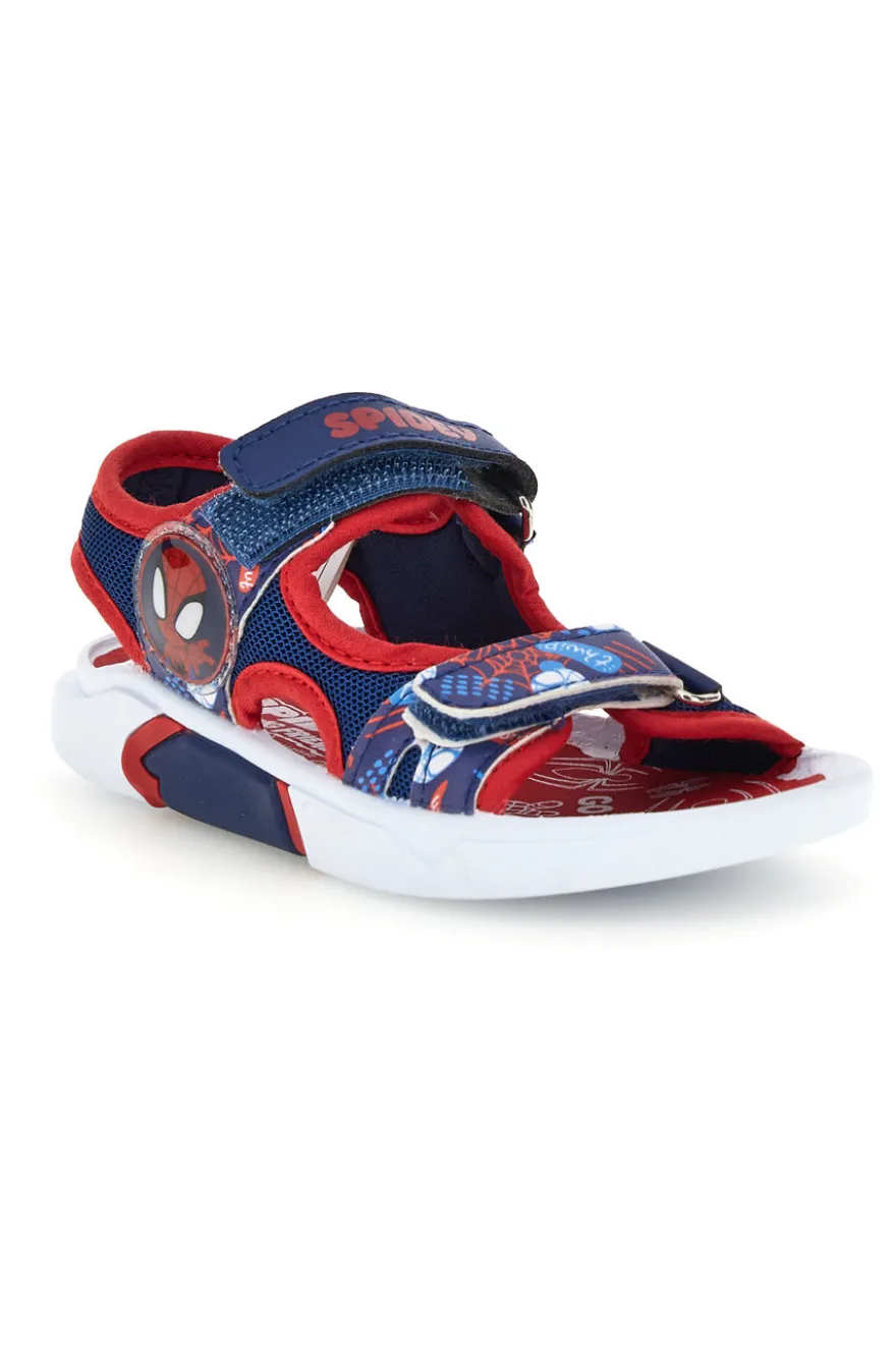 Sandali blu e rossi con strappi Spiderman R1310657T10