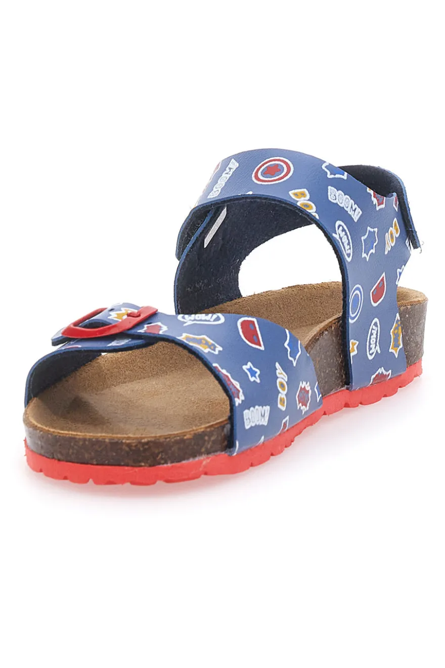 Sandali Blu e Rossi Made in Italy PITT KIDS 45289GHP
