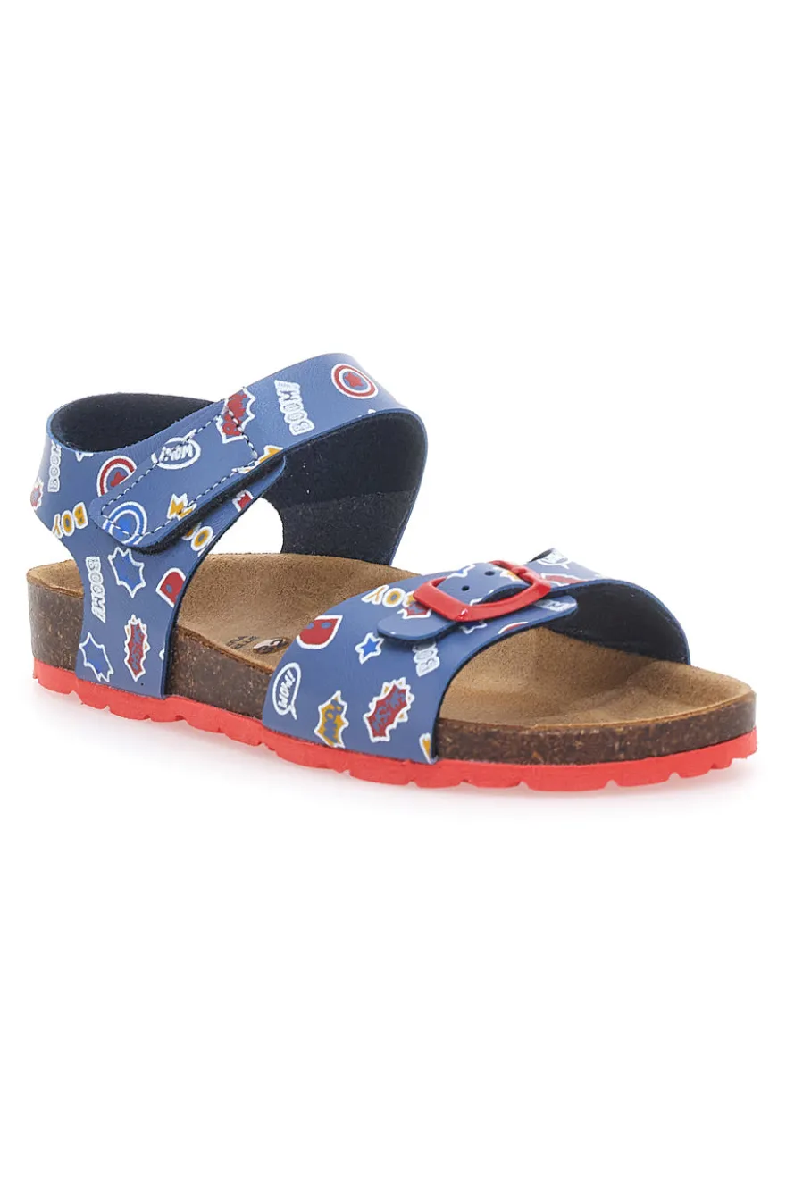 Sandali Blu e Rossi Made in Italy PITT KIDS 45289GHP