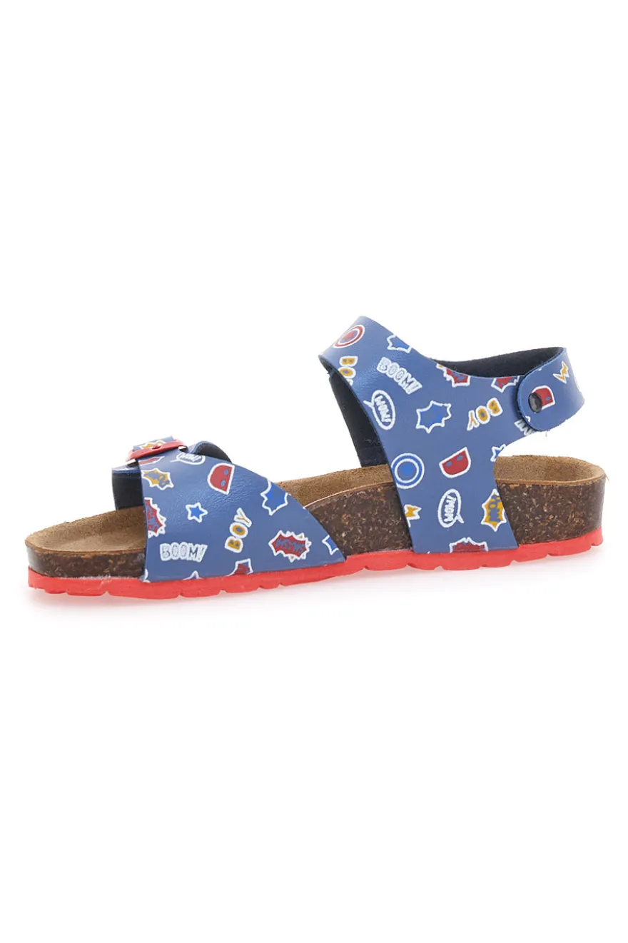 Sandali Blu e Rossi Made in Italy PITT KIDS 45289GHP
