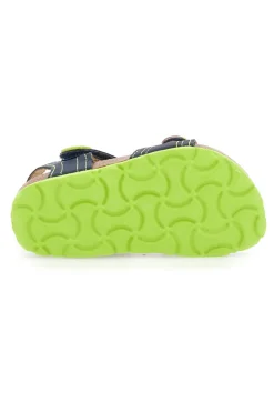 Sandali Blu e Verdi Casual da Bimbi Asso 13606