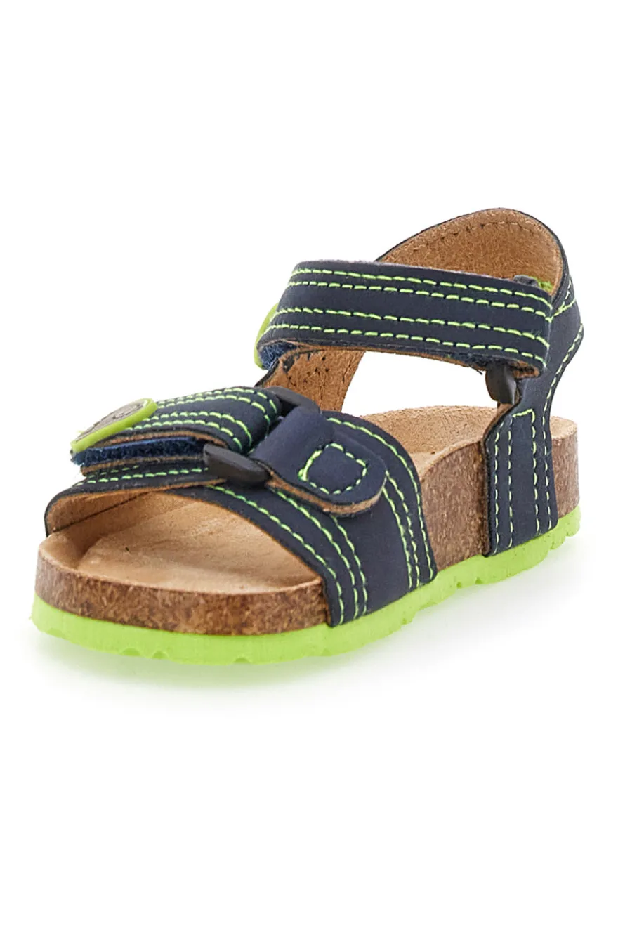 Sandali Blu e Verdi Casual da Bimbi Asso 13606
