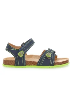 Sandali Blu e Verdi casual da Bimbi Asso 13569