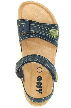 Sandali Blu e Verdi casual da Bimbi Asso 13569