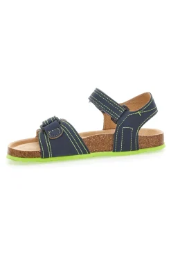 Sandali Blu e Verdi casual da Bimbi Asso 13569