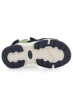 Sandali Blu e Verdi con Fasce con Velcro Superga 63479