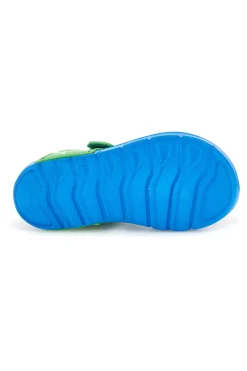 Sandali blu e verdi con strappi Dinosaur S8020241S01