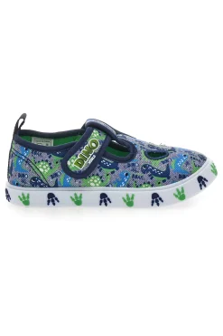 Sandali Blu e Verdi con Velcro DINAUSO S8020127T
