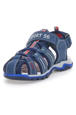 Sandali blu fisherman con Velcro Pitt Kids 14116