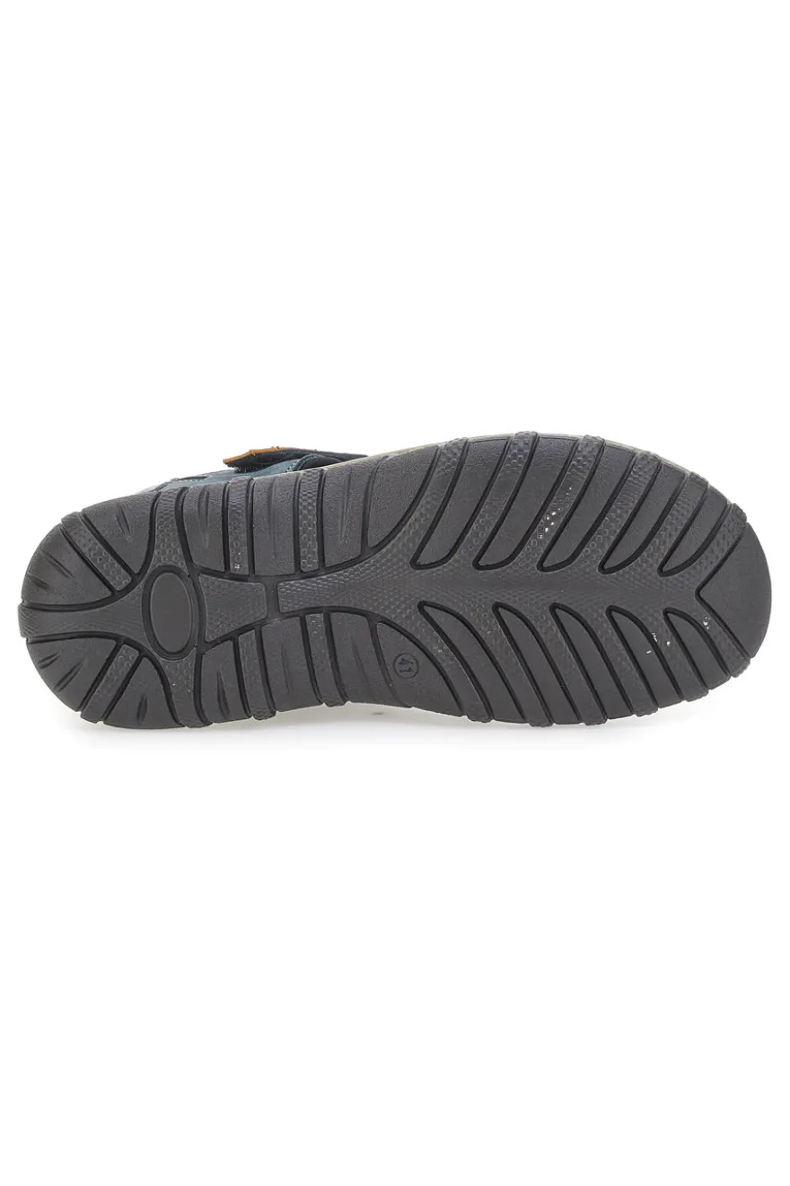 Sandali Blu in Vera Pelle Pittarello Eco 3004
