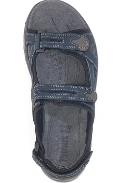 Sandali Blu In Vera Pelle Da Uomo Fly Dinamic 07