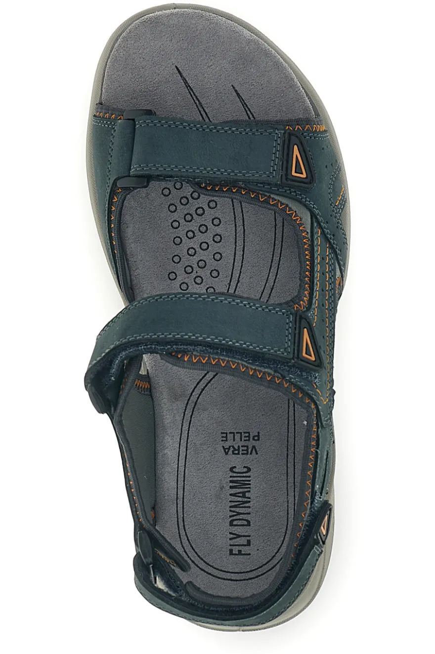 Sandali Blu in vera pelle Fly Dinamic FD505 da Uomo | Pittarello