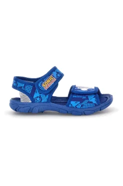 Sandali blu sportivi con doppia chiusura a strappo Sonic N9610103T