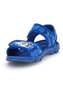Sandali blu sportivi con doppia chiusura a strappo Sonic N9610103T