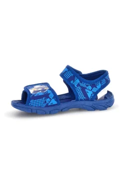 Sandali blu sportivi con doppia chiusura a strappo Sonic N9610103T