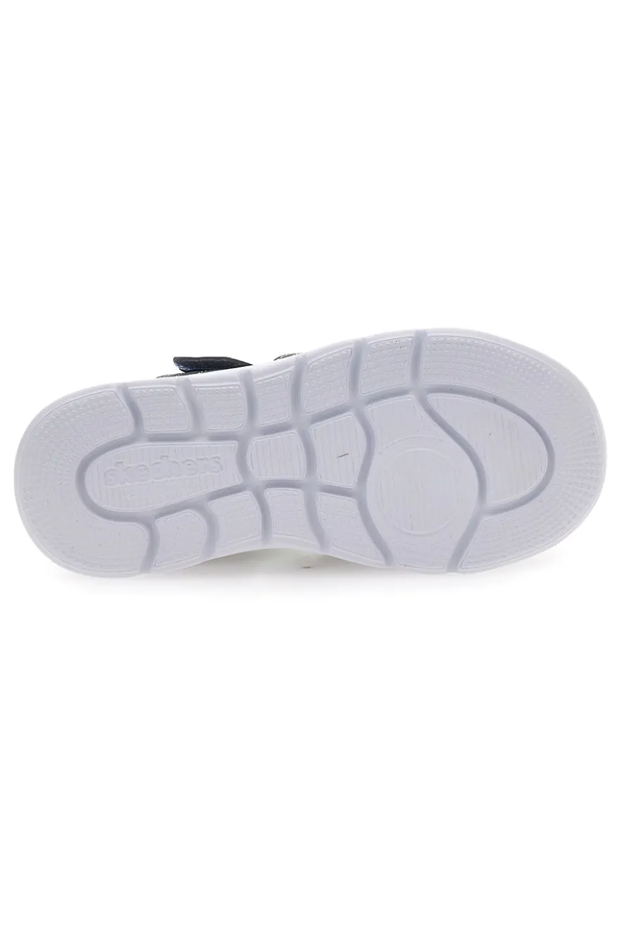 Sandali blu sportivi con chiusura a strappo Skechers C-Flex Sandal 2 Heart Blast