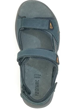 Sandali blu sportivi traforati con strappi Fly Dynamic FD505
