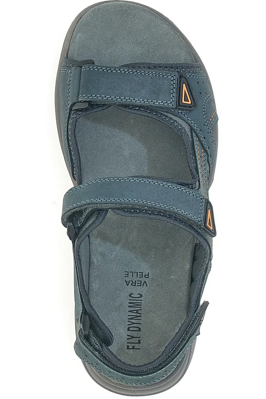Sandali blu sportivi traforati con strappi Fly Dynamic FD505