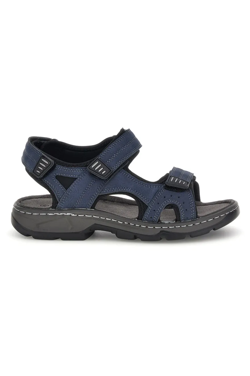 Sandali blu strappi regolabili Jerpoint M8553
