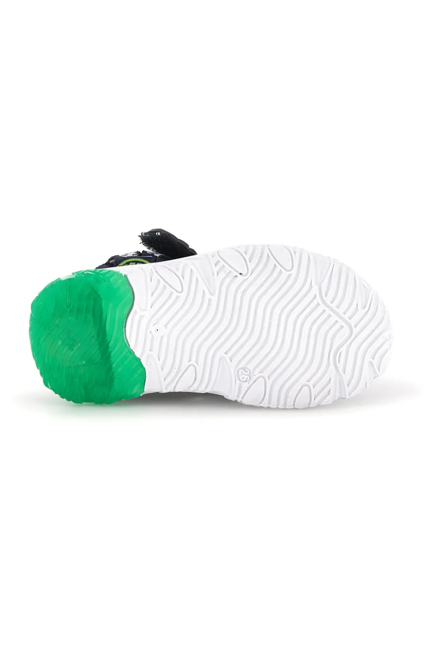 Sandali blu verde con strappi e luci Avengers R1010263T