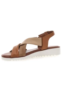 Sandali Brandy con Tomaia a Fascia In Vera Pelle MIO TEMPO 24A030