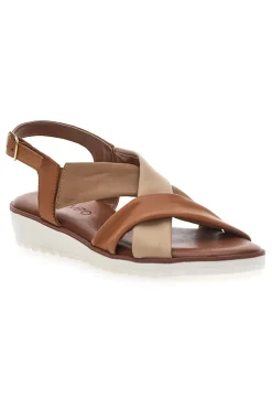 Sandali Brandy con Tomaia a Fascia In Vera Pelle MIO TEMPO 24A030