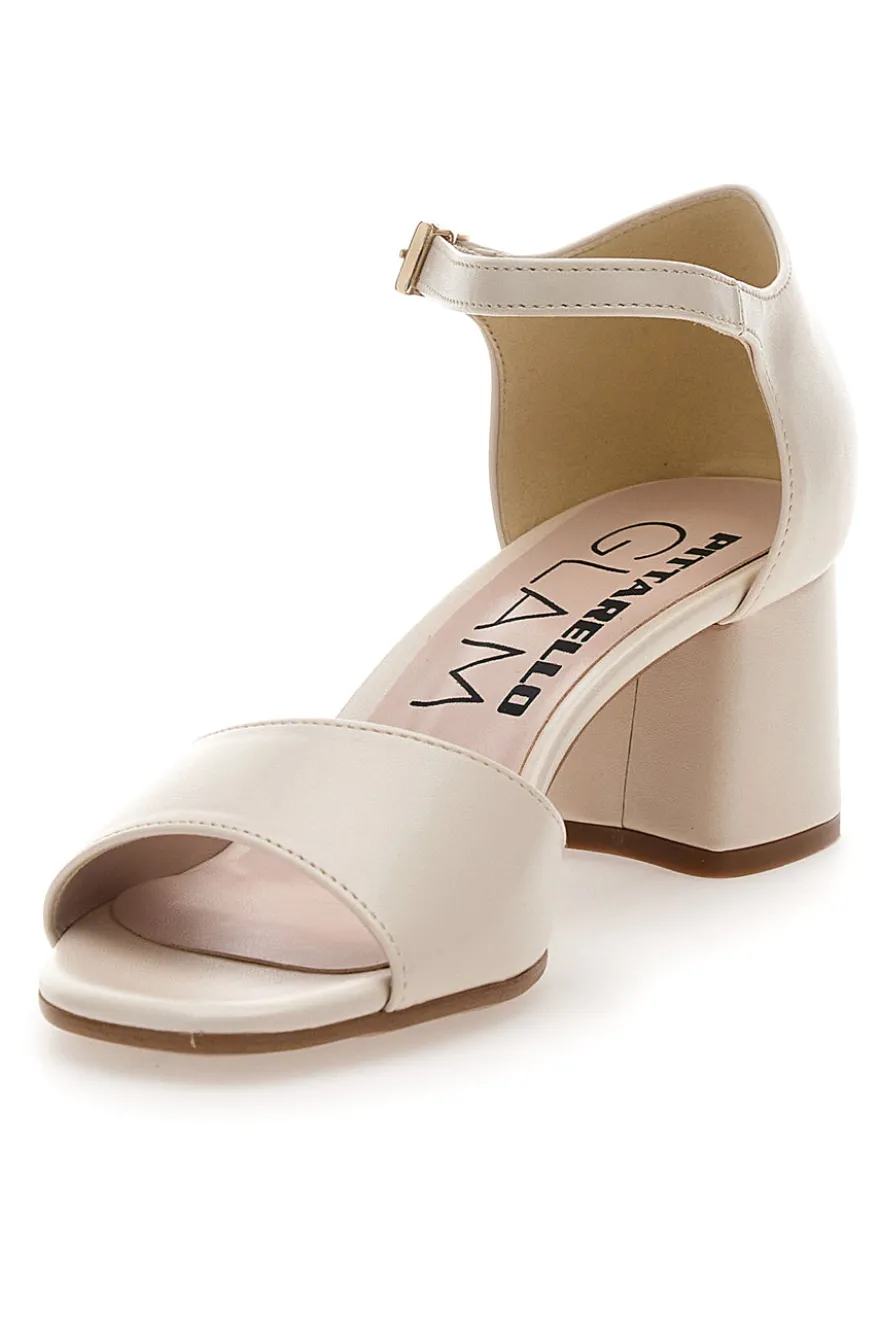 Sandali Burro con Tacco a Blocco Medio PITTARELLO GLAM 5370