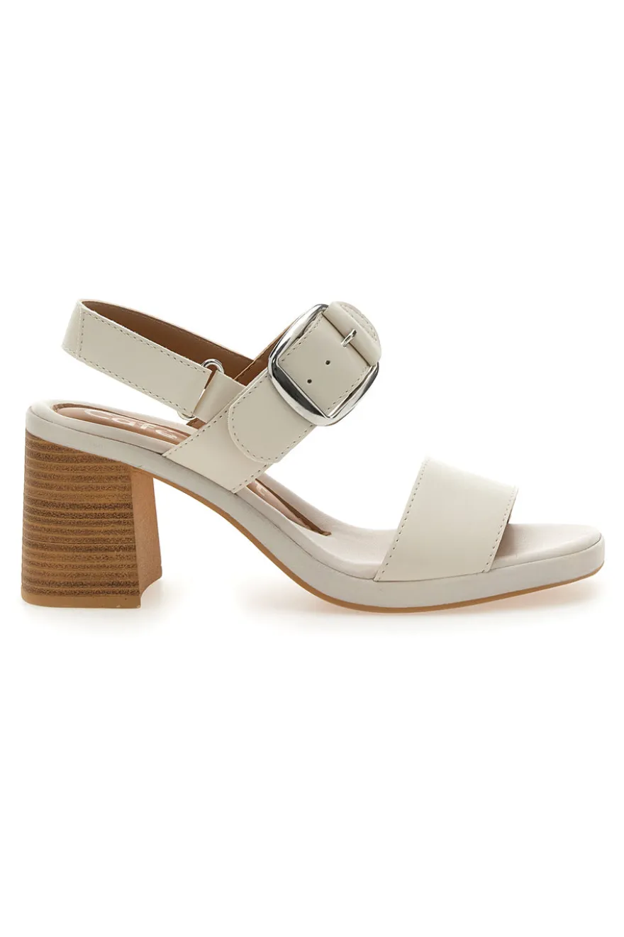 Sandali Burro con Tacco Medio a Blocco PITTARELLO LOOK MK3619214