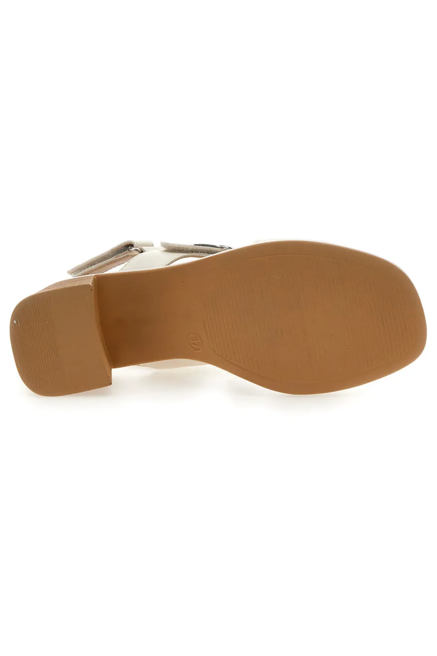 Sandali Burro con Tacco Medio a Blocco PITTARELLO LOOK MK3619214