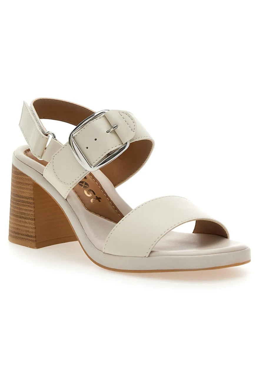 Sandali Burro con Tacco Medio a Blocco PITTARELLO LOOK MK3619214