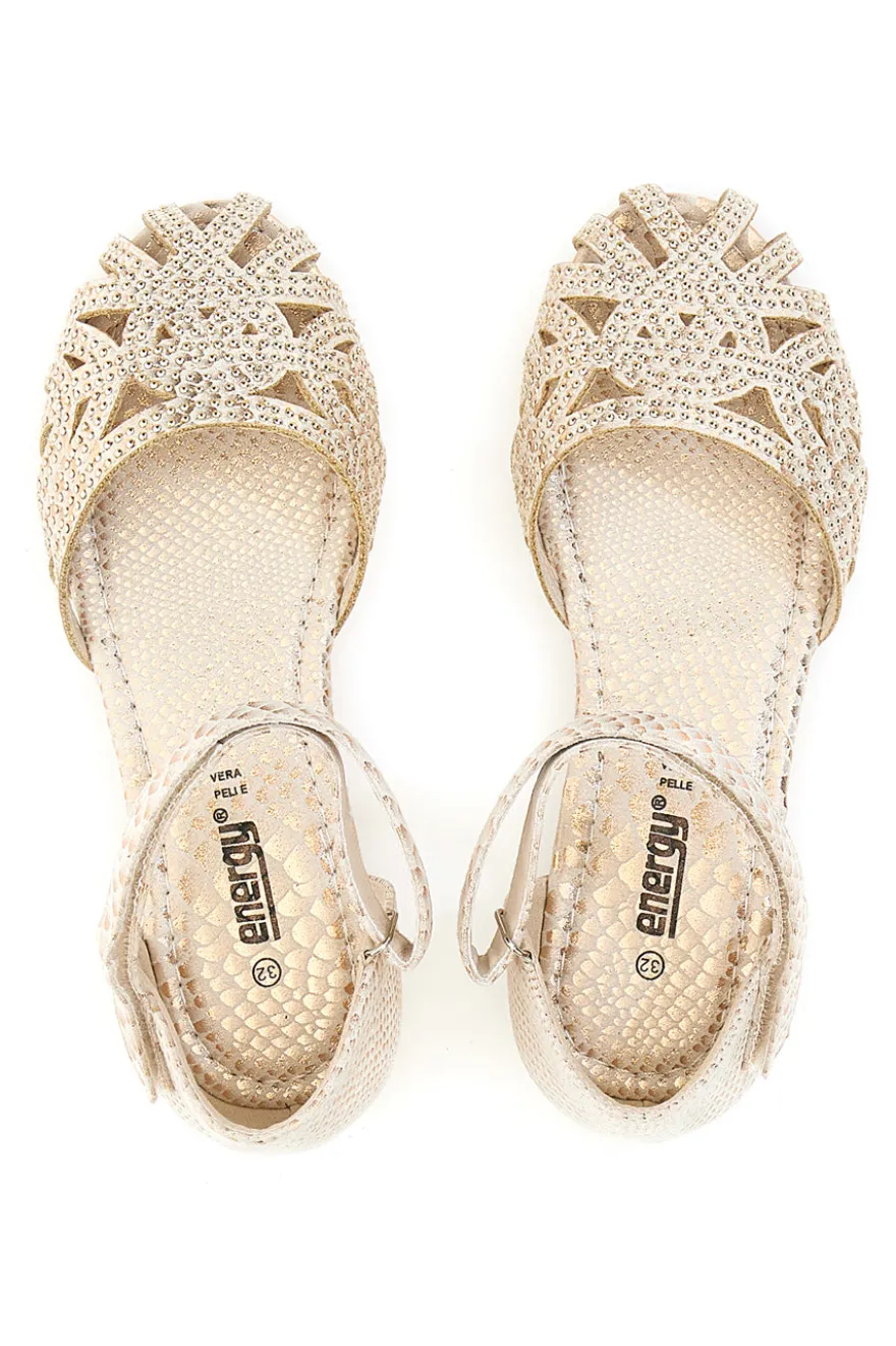 Sandali Cage Beige Energy 356