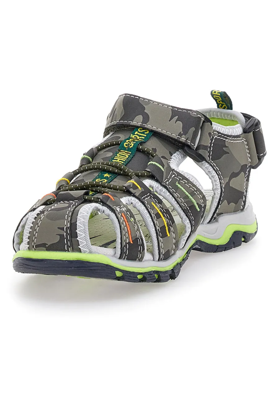 Sandali Casual Camouflage Pitt Kids 14309
