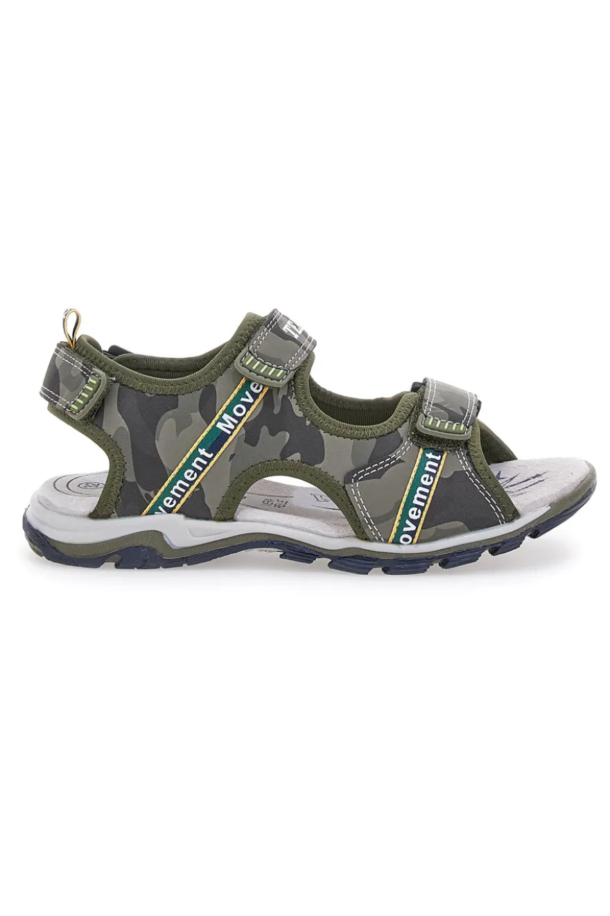 Sandali Casual Camouflage Pitt Kids 14308
