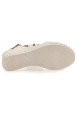 Sandali Champagne con Zeppa 7cm PITTARELLO LOOK MK3313258