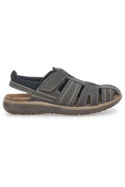 Sandali chiusi grigi con velcro Fly Dynamic FD29
