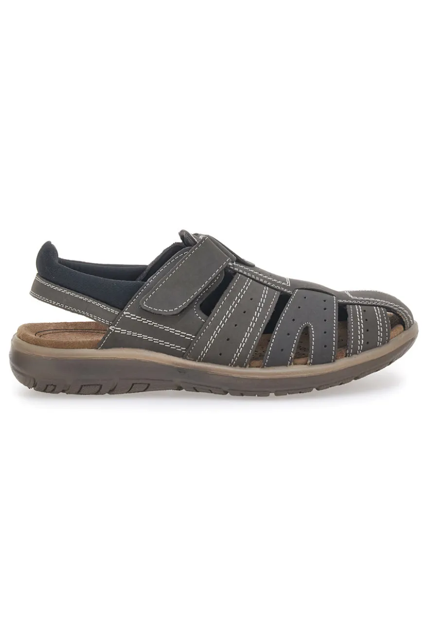 Sandali chiusi grigi con velcro Fly Dynamic FD29
