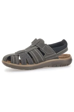 Sandali chiusi grigi con velcro Fly Dynamic FD29