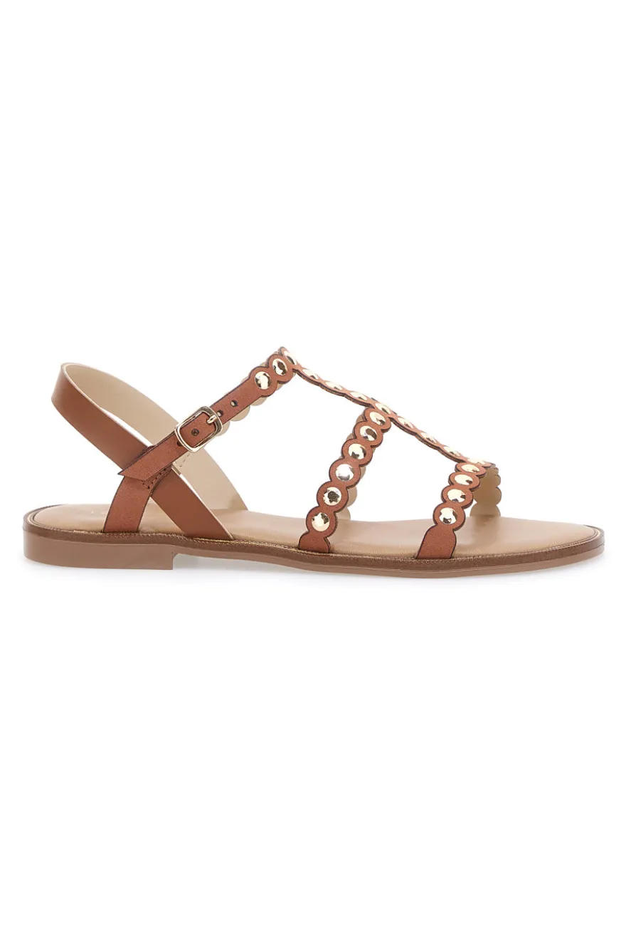 Sandali Color Cuoio da Donna Le Havre Paris 2072