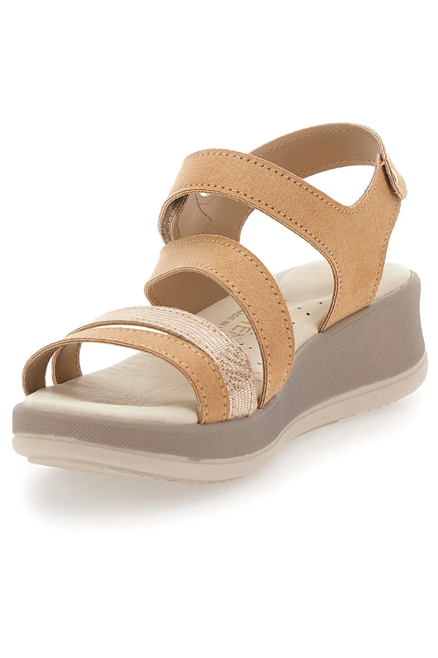 Sandali Comfort Cammello Mio Tempo 543081