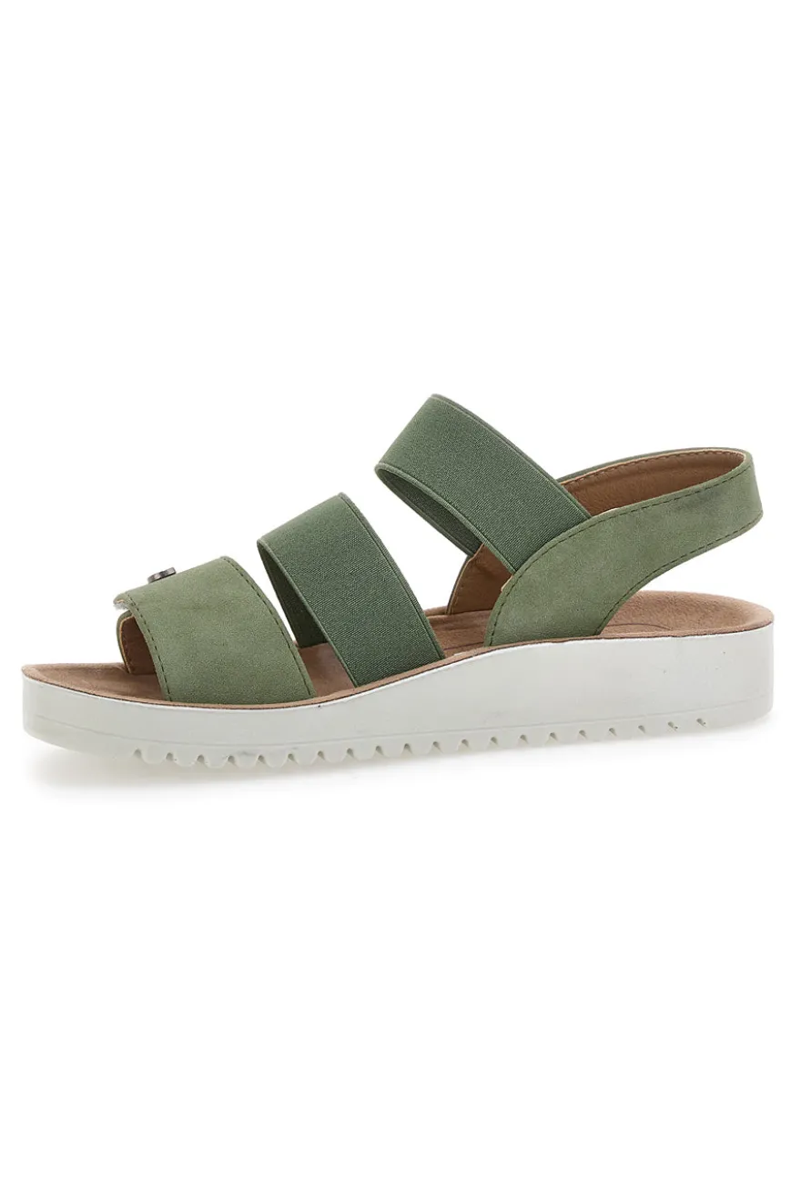 Sandali Comfort Verdi Eco Bio 221494