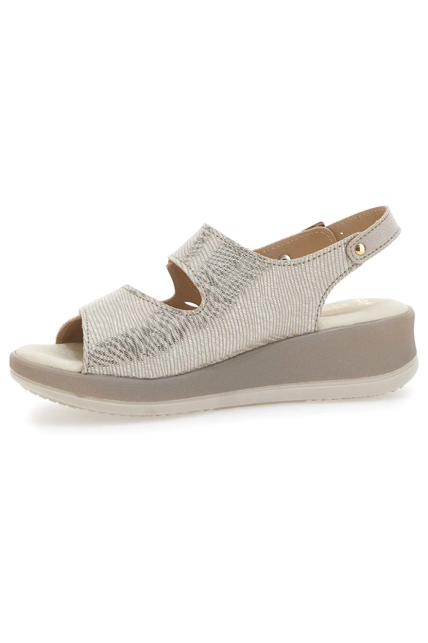 Sandali Comodi Slingback Panna Mio Tempo 542292