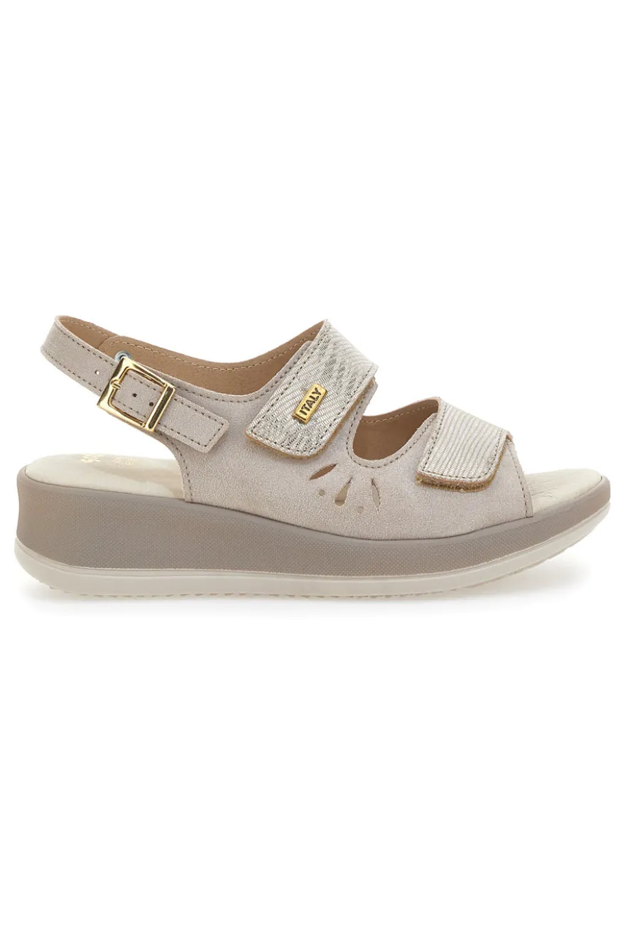 Sandali Comodi Slingback Panna Mio Tempo 542292