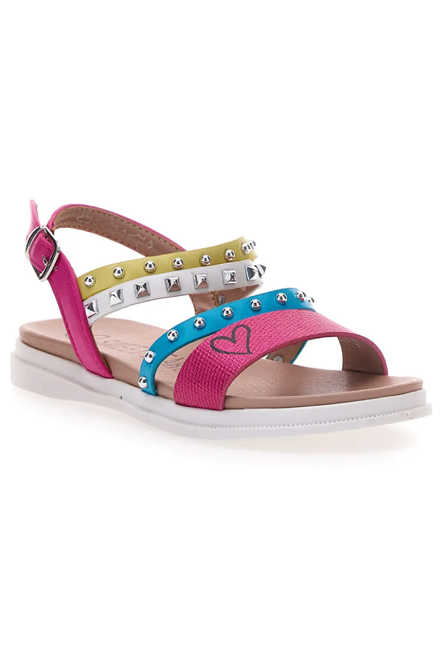 Sandali con borchie colorati SWEET YEARS 8363